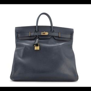 Hermes HAC Birkin Bag Bleu Indigo 50